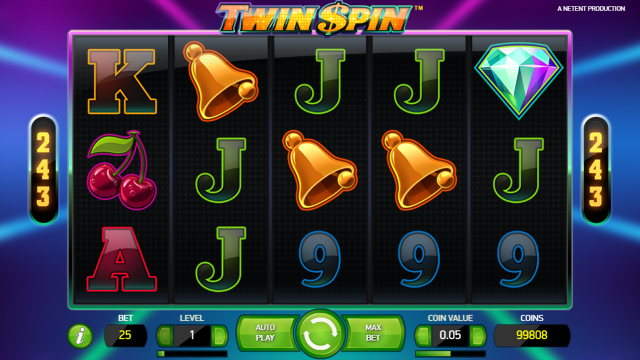 Игровой интерфейс Twin Spin 8