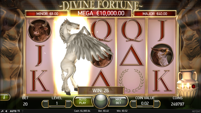 Бонусная игра Divine Fortune 1