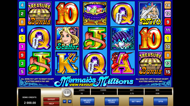 Бонусная игра Mermaids Millions 1