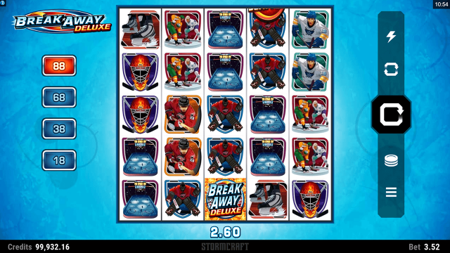 Игровой интерфейс Break Away Deluxe 10